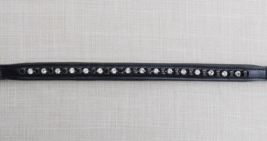 Details about   Pink Black & silver 5 Row Crystal Browband Black or Brown Pony cob Full Horse 63