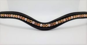Details about   Pink Black & silver 5 Row Crystal Browband Black or Brown Pony cob Full Horse 63